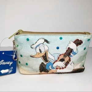 Disney Donald Duck Cosmetic Bag - Blue and White